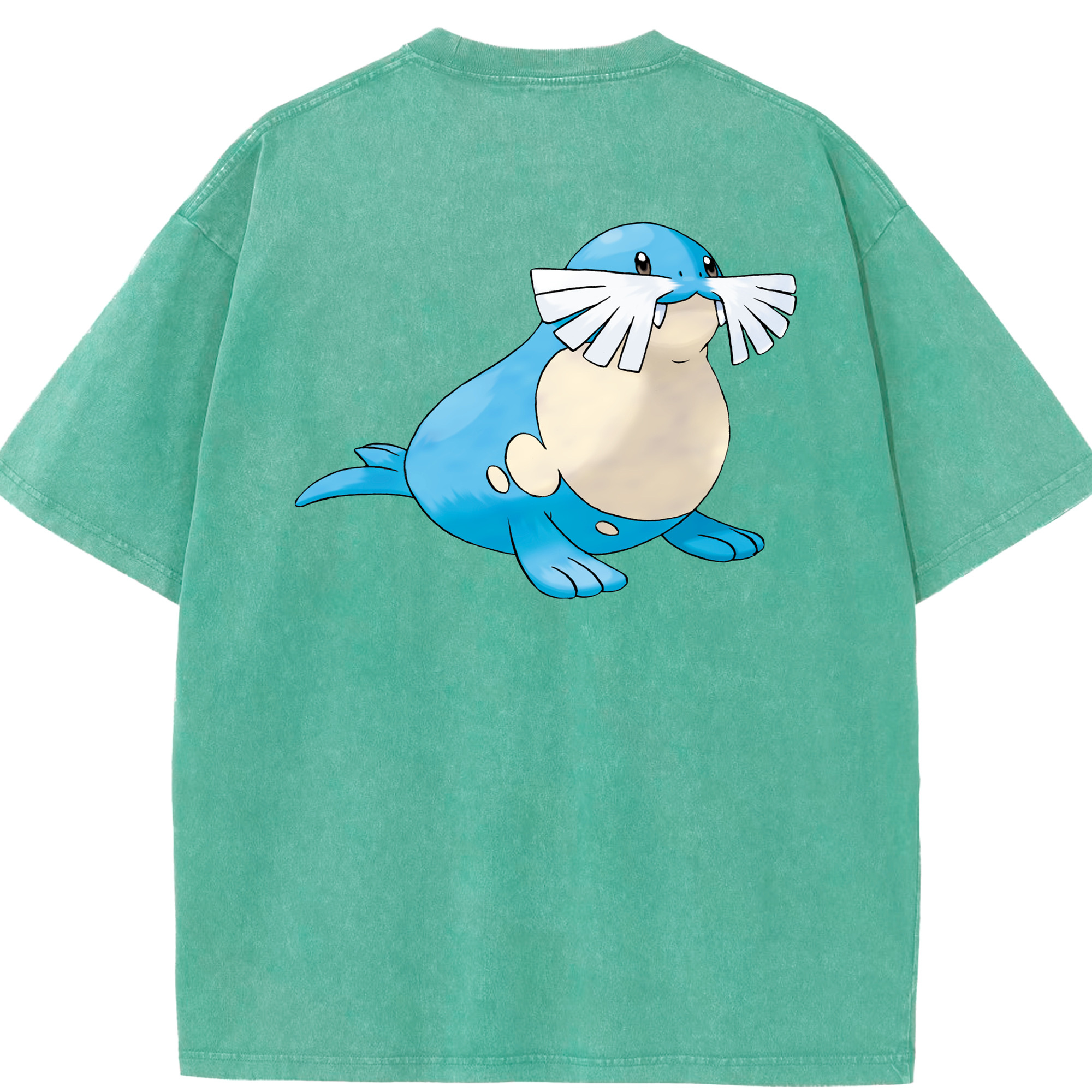 （画像用） ポケットモンスター Pokémon 綿100% ヴィンテージ風 半袖Tシャツ（背面プリント）